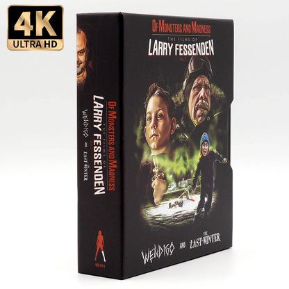 Side of hard slipcase of Films of Larry Fessenden: Volume 2 – Wendigo & The Last Winter [4K Ultra HD + Blu-ray]
