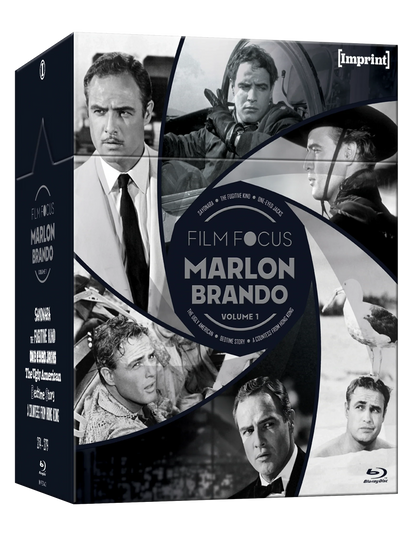 Front cover of Film Focus: Marlon Brando - Volume One (1957 – 1967) Limited Edition Hardbox [Blu-ray] (Australian Import)