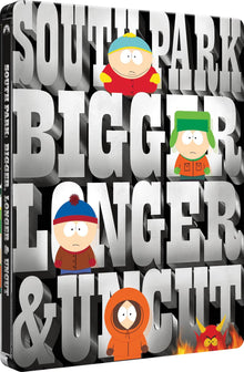 Front cover of South Park: Bigger, Longer & Uncut Limited Edition Steelbook [4K Ultra HD]