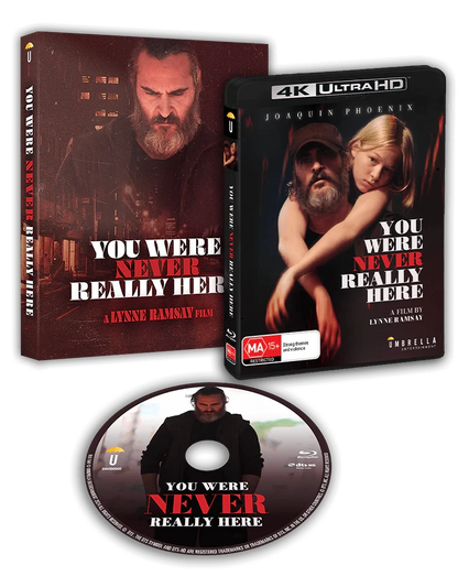 Box contents of You Were Never Really Here (2017) [4K Ultra HD + Blu-ray]