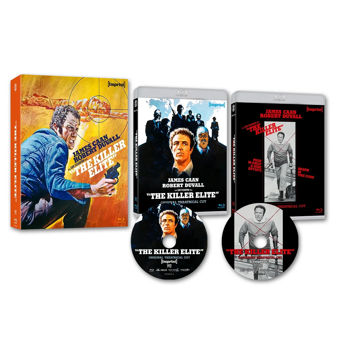 Box contents of The Killer Elite (1975) Limited Edition Hardbox [Blu-ray] (Australian Import)