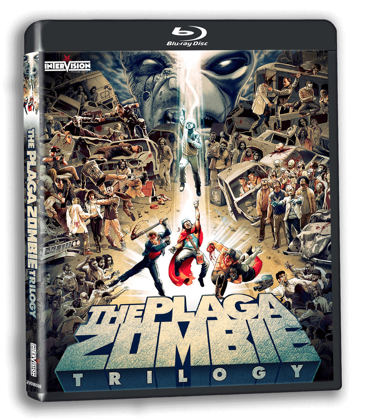 3D art of The Plaga Zombie Trilogy [Blu-ray]