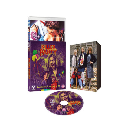 Box contents of Killer Party Limited Edition (UK Import) [Region B Blu-ray]