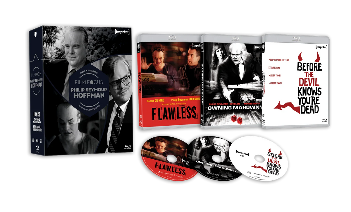 Box contents of Film Focus: Philip Seymour Hoffman (1999 - 2007) Limited Edition Hardbox [Blu-ray] (Australian Import)