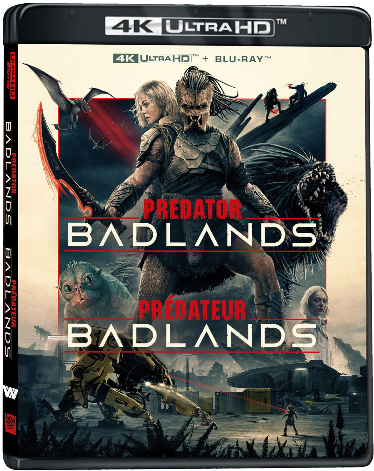 Front cover of Predator: Badlands [4K Ultra HD + Blu-ray]