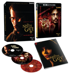 Box contents of The Ninth Gate (1999) Limited Edition Hardbox [4K Ultra HD + Blu-ray]