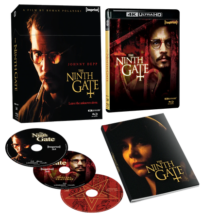 Box contents of The Ninth Gate (1999) Limited Edition Hardbox [4K Ultra HD + Blu-ray]