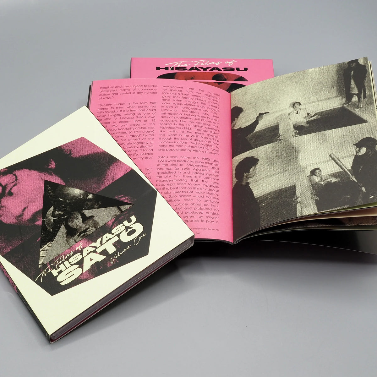 Open booklet of The Films of Hisayasu Satô: Volume #1 [Blu-ray Set]
