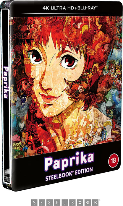 Front cover of Paprika Limited Edition Steelbook (UK Import) [4K Ultra HD + Blu-ray]