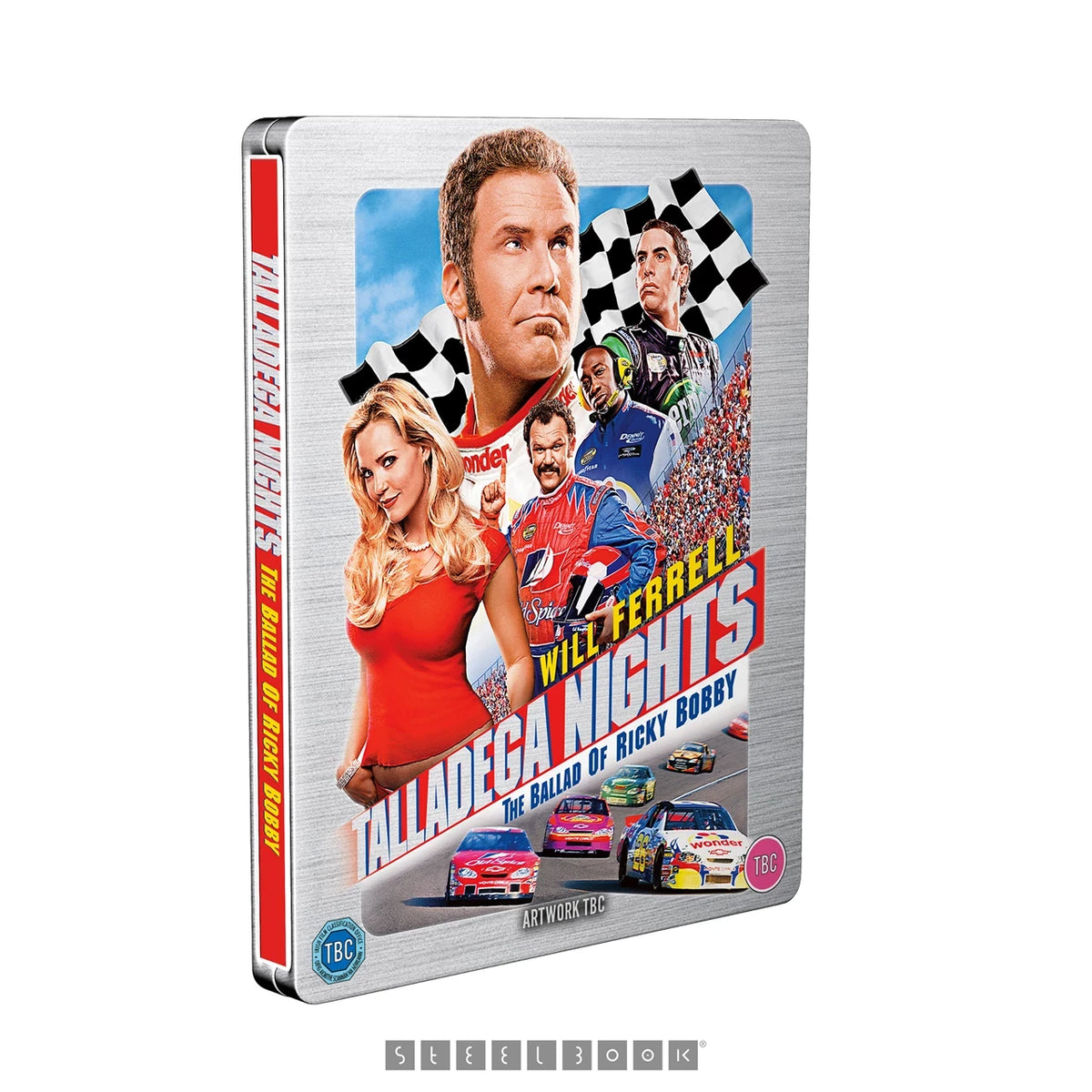 Front cover of Talladega Nights Limited Edition Steelbook (UK Import) [4K Ultra HD + Blu-ray]