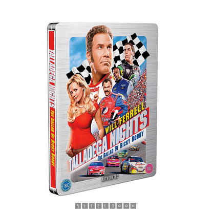 Front cover of Talladega Nights Limited Edition Steelbook (UK Import) [4K Ultra HD + Blu-ray]