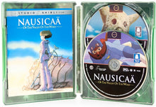 Inside case of Nausicaä of the Valley of the Wind Limited Edition Steelbook [Blu-ray + DVD]