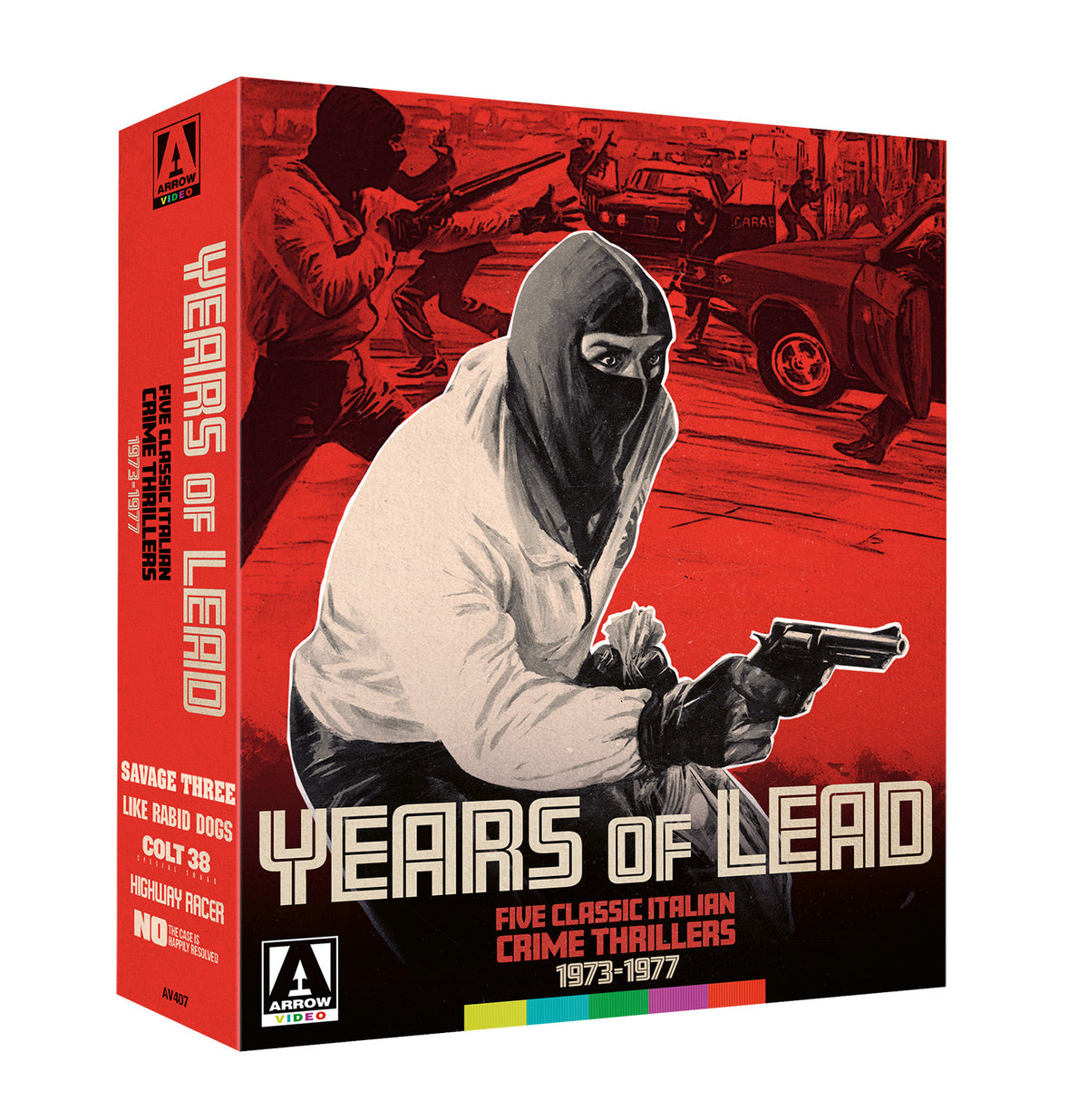 3D art of Years Of Lead: Five Classic Italian Crime Thrillers 1973-1977 [Blu-ray Set]