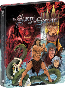 Front cover of The Sword and the Sorcerer Limited Edition Steelbook [4K Ultra HD + Blu-ray]