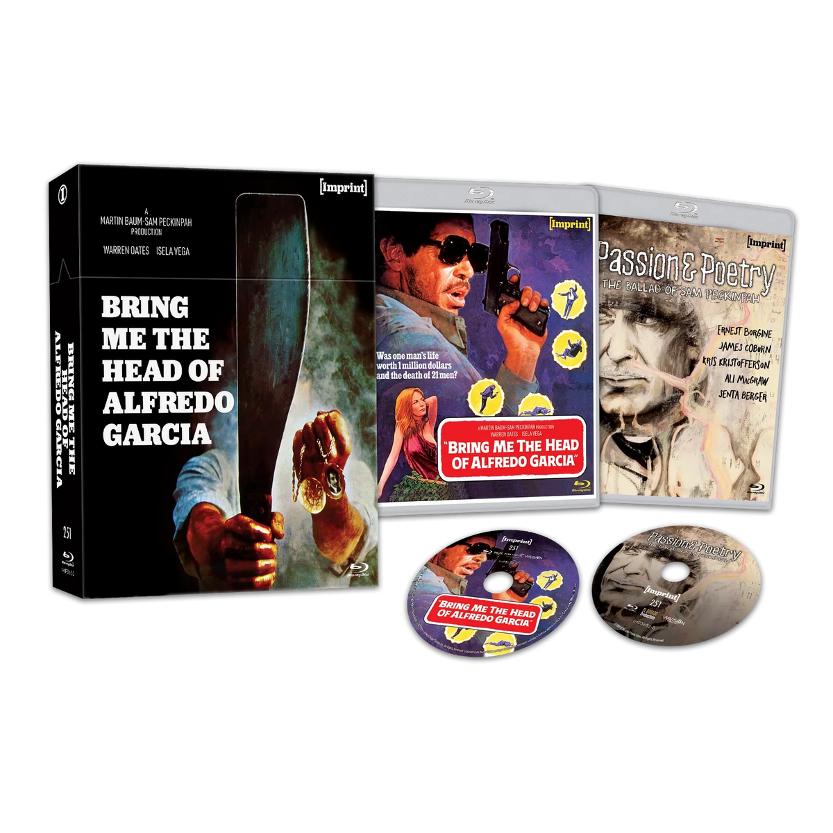 Box contents of Bring Me The Head Of Alfredo Garcia (1974) Limited Edition Hardbox [Blu-ray] (Australian Import)