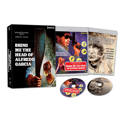 Box contents of Bring Me The Head Of Alfredo Garcia (1974) Limited Edition Hardbox [Blu-ray] (Australian Import)