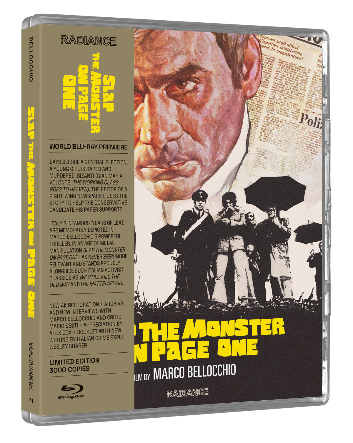 Front cover of Slap The Monster On Page One Limited Edition [Blu-ray]