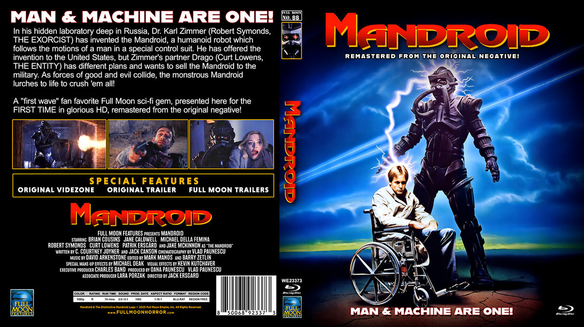 3D art of Mandroid (Remastered) [Blu-ray]