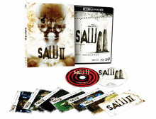Box contents of Saw II (2005) Limited Edition Lenticular Hardcase [4K Ultra HD + Blu-ray] (Australian Import)