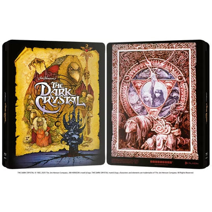 Full cover of The Dark Crystal Limited Edition Steelbook (UK Import) [4K Ultra HD + Region B Blu-ray]
