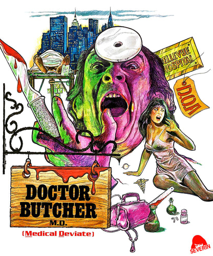 Front cover of Doctor Butcher M.D. / Zombie Holocaust [4K Ultra HD + Blu-ray]