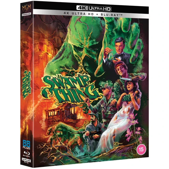 Front cover of Swamp Thing Deluxe Limited Edition (UK Import) [4K Ultra HD + Region B Blu-ray]