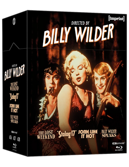 Front cover of Directed By... Billy Wilder (1945 - 1959) Limited Edition Hardbox [4K Ultra HD + Blu-ray] (Australian Import)