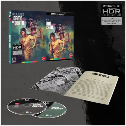 Box contents of Game of Death [Limited Edition] (UK Import) [4K Ultra HD + Blu-ray]