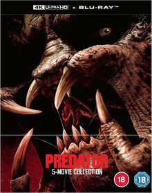 Front cover of Predator 5 Movie Collection (UK Import) [4K Ultra HD + Region B Blu-ray]