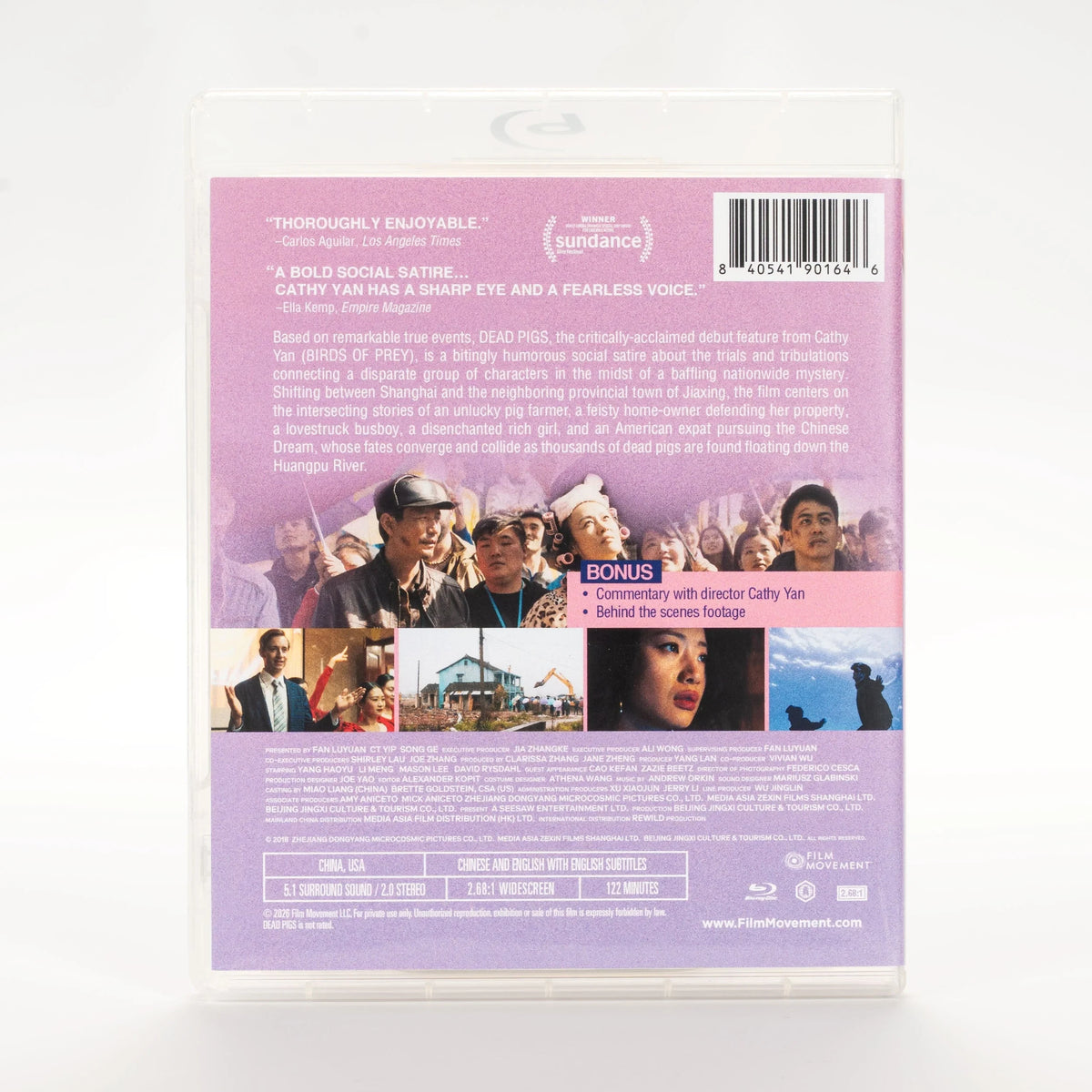 Back case of Dead Pigs [Blu-ray]