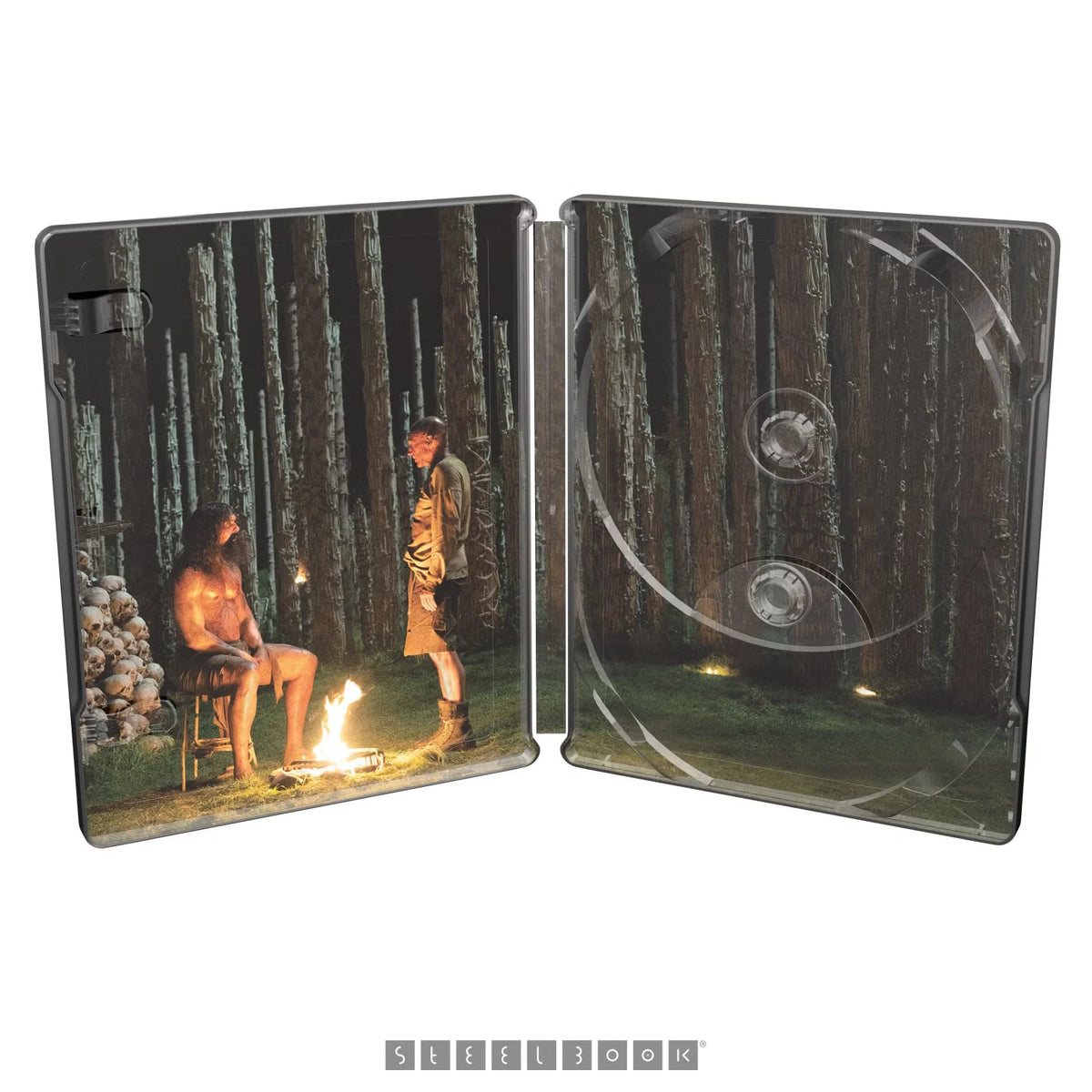 Open case of 28 Years Later: The Bone Temple Limited Edition Steelbook (UK Import) [4K Ultra HD + Region B Blu-ray]