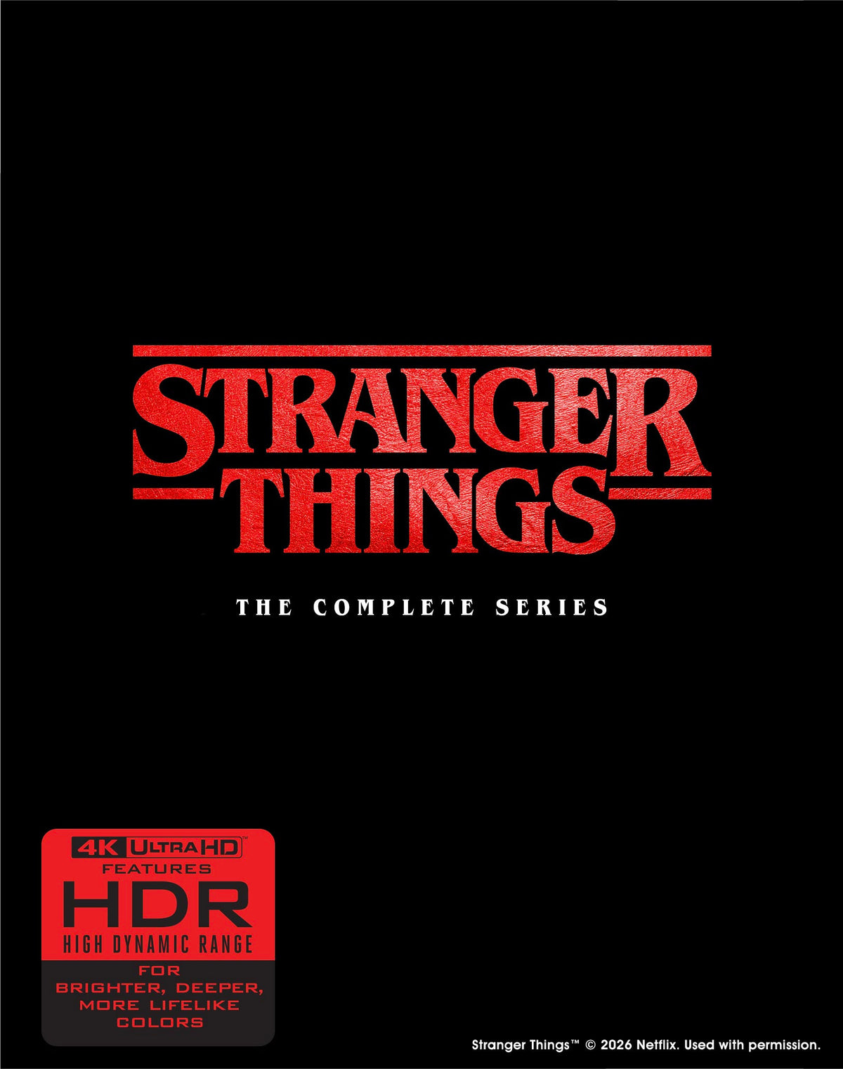 Front cover of Stranger Things: The Complete Series [4K Ultra HD]