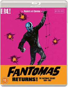 Front cover of Fantomas Returns! (UK Import) [Region B Blu-ray]