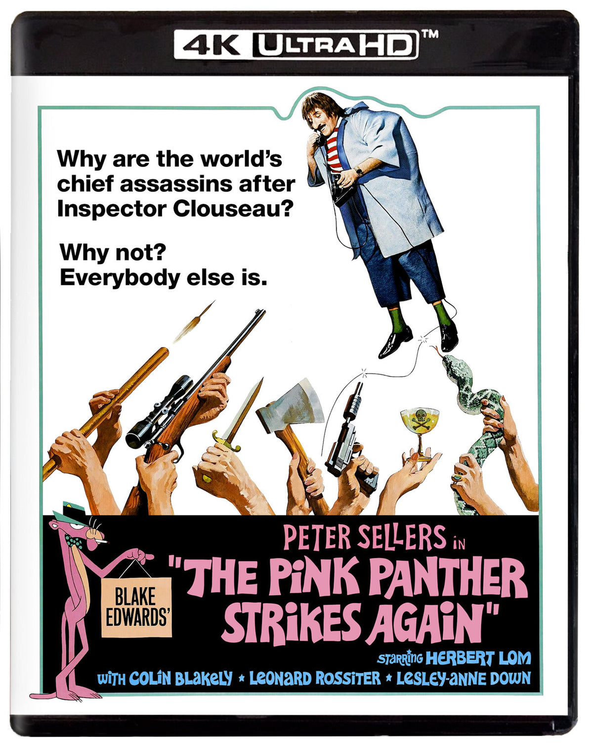 Front case of The Pink Panther Strikes Again [4K Ultra HD + Blu-ray]