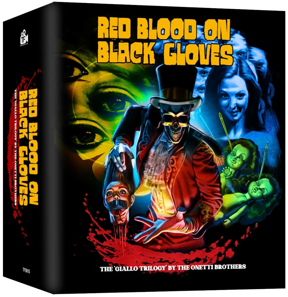 Front cover of Red Blood on Black Gloves-Giallo Trilogy Limited Edition UK Import [Blu-ray]