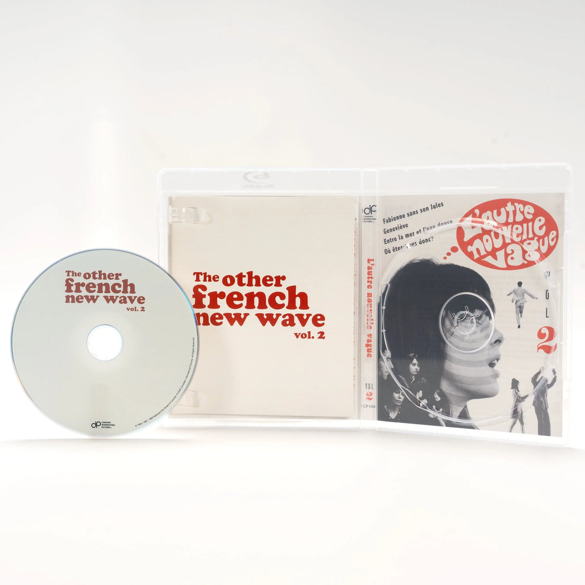 Open case showing disc art of The Other French New Wave Vol. 2 Limited Edition [Blu-ray]