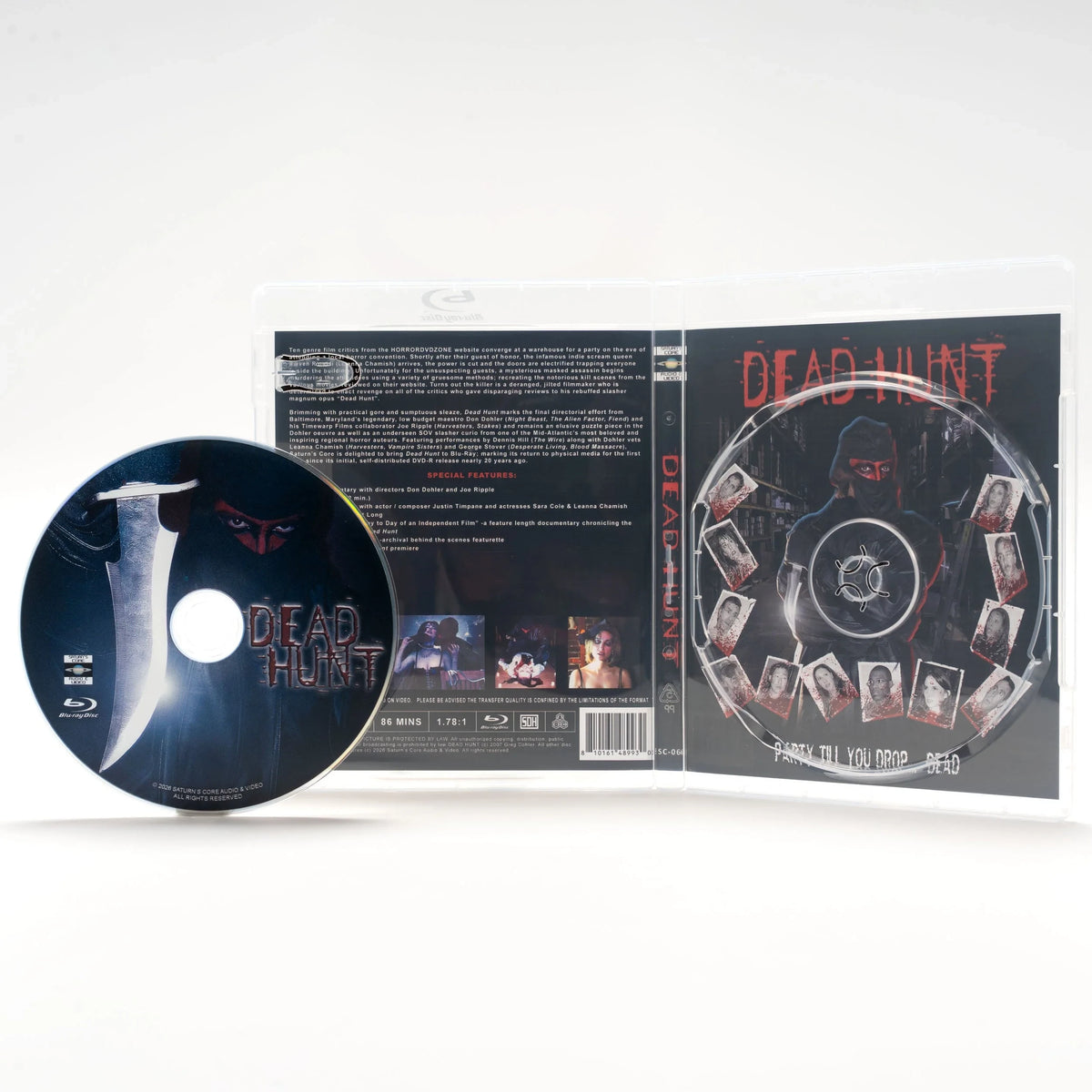 Open case of Dead Hunt Limited Edition [Blu-ray]