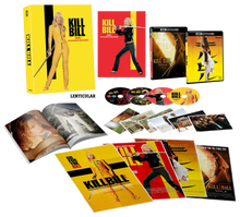 Box contents of Kill Bill: Volume 1 & 2 (2003 - 2004) Limited Edition [4K Ultra HD +Blu-ray] (Australian Import)