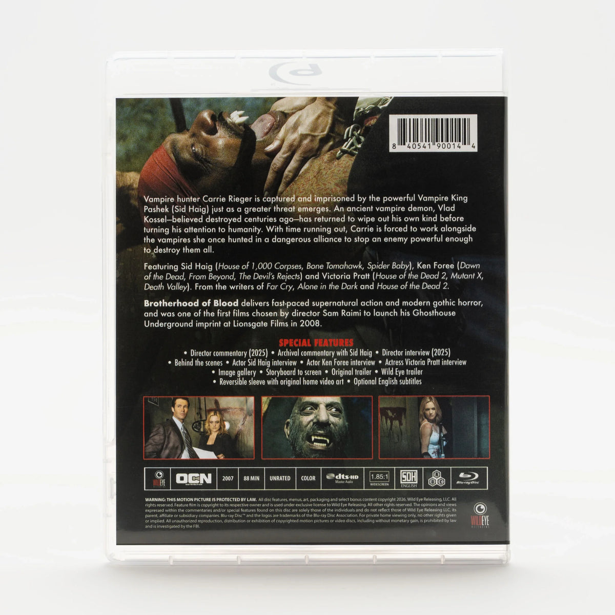 Back case of Brotherhood of Blood [Blu-ray]