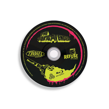 Disc artwork of The Toxic Avenger [Region Free Blu-ray]