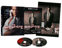 Box contents of The Substitute Limited Edition Lenticular Hardcase [4K Ultra HD + Blu-ray] (Australian Import)