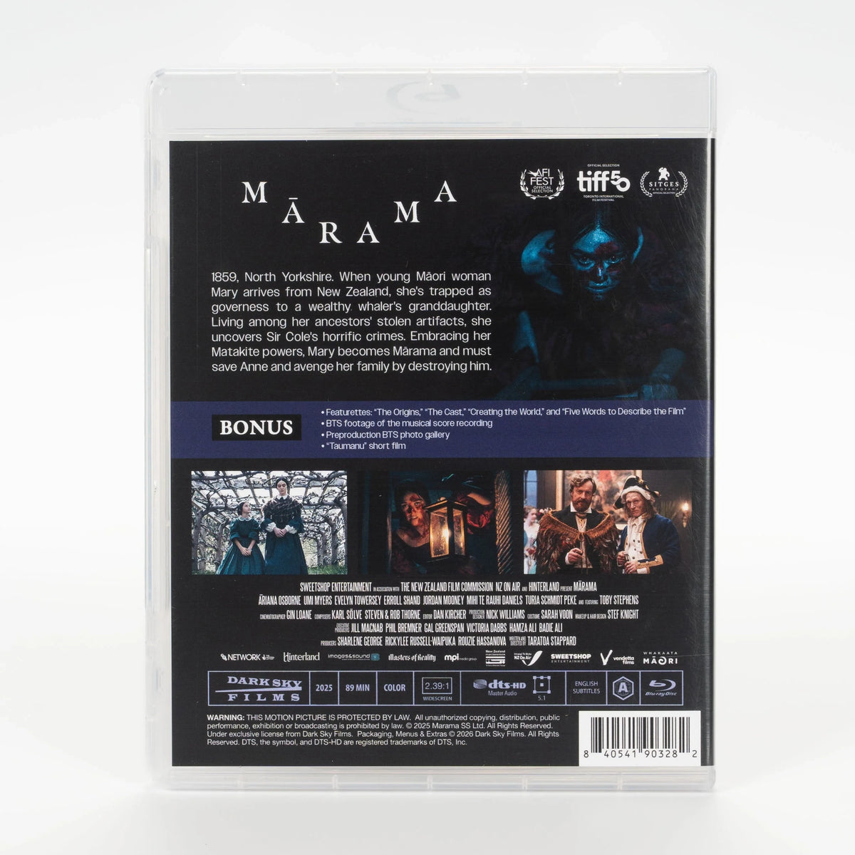 Back case of Marama [Blu-ray]