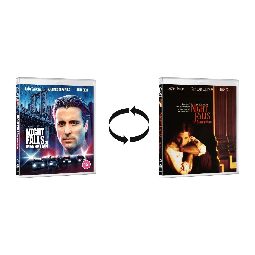 Reversible cover of Night Falls on Manhattan Limited Edition (UK Import) [Region B Blu-ray]