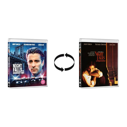 Reversible cover of Night Falls on Manhattan Limited Edition (UK Import) [Region B Blu-ray]