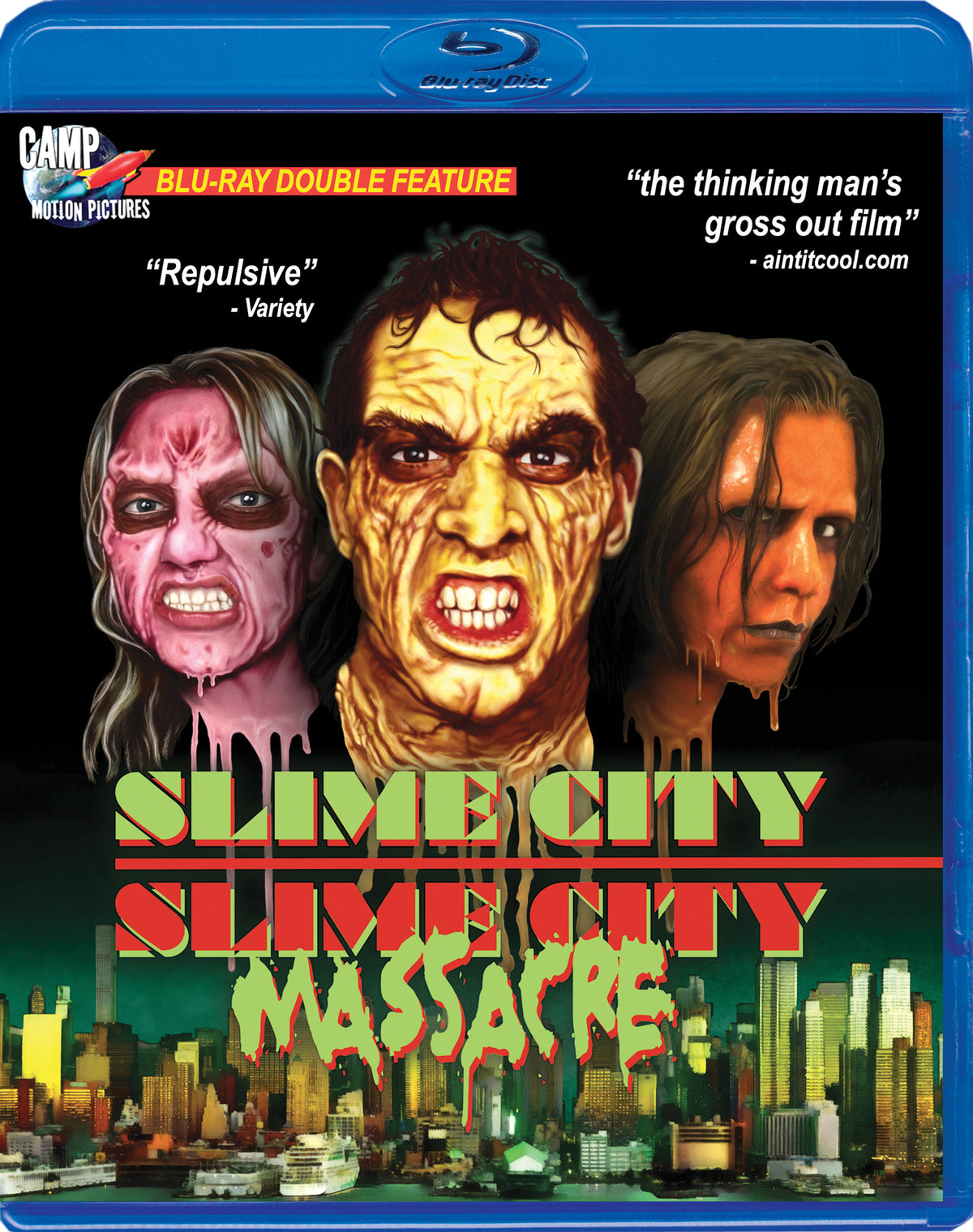 Front cover of Slime CitySlime City Massacre Double Feature [Blu-ray]