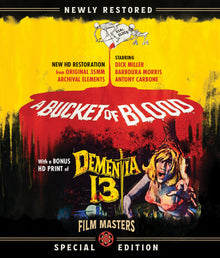 Front cover of A Bucket of Blood/Dementia 13 Double Feature [Blu-ray]