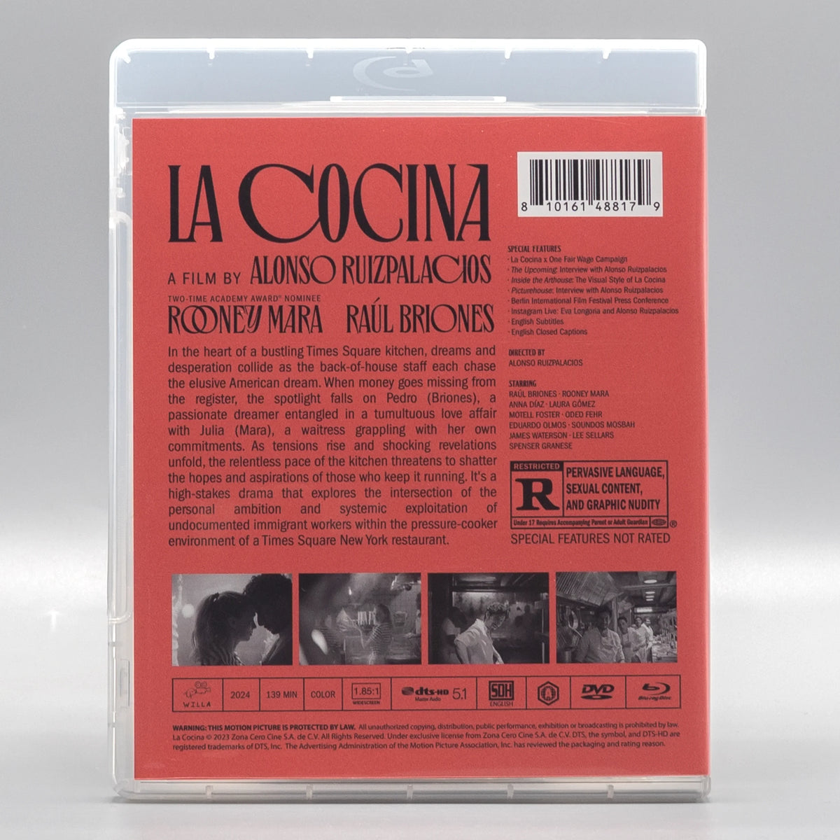 Back case of La Cocina [Blu-ray]