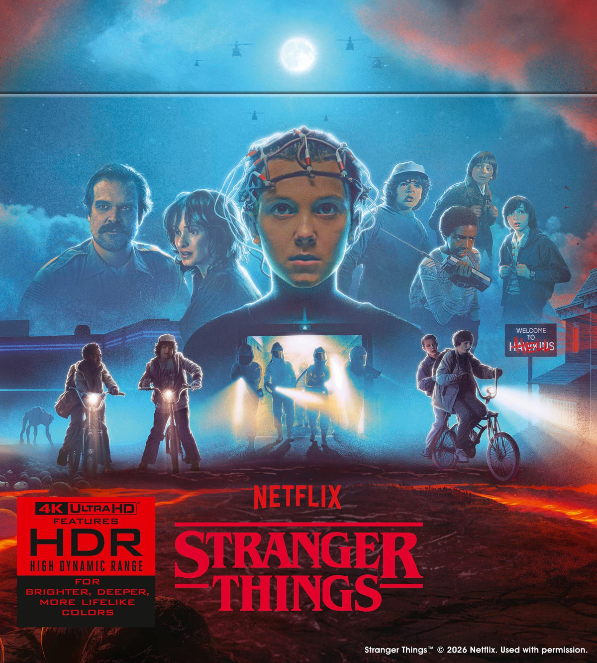 Front cover of Stranger Things: The Complete Series Deluxe Limited Edition [4K Ultra HD]
