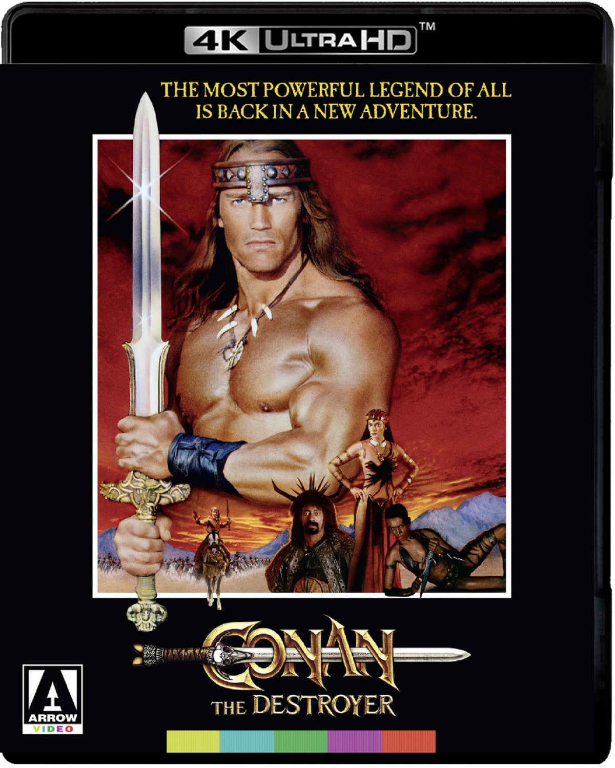 Front cover of Conan The Destroyer [Standard Edition] [4K Ultra HD]