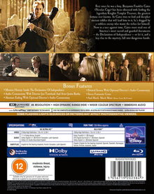 Back cover of National Treasure (UK Import) [4K Ultra HD + Blu-ray]